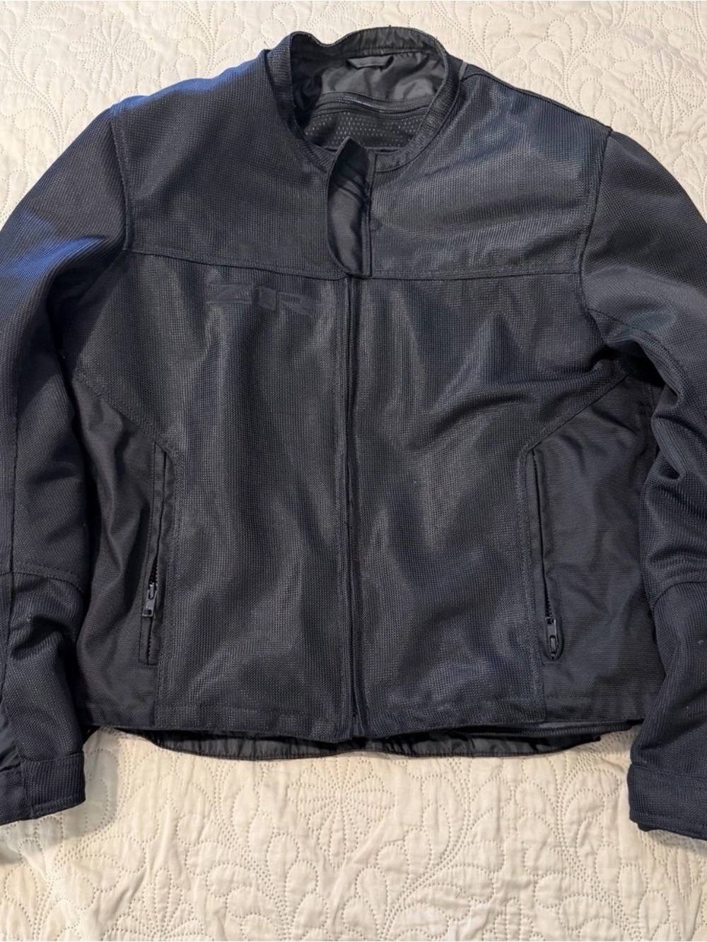 Z1R Gust Motorcycle Jacket Protective Shoulders Elbows Sz W L Removable Liner